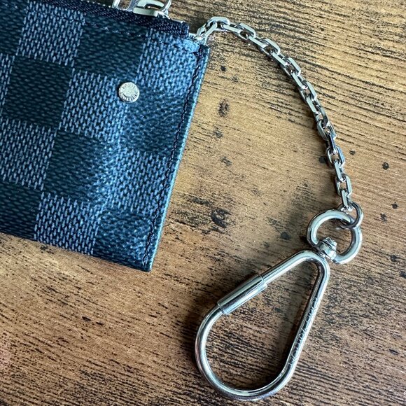 Louis Vuitton 4 Key Holder in Damier Graphite N61235 - DUSTBAG + BAG - Picture 10 of 16